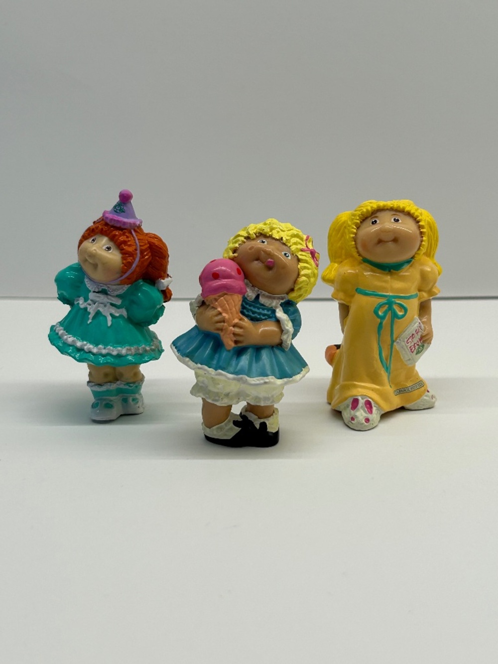 Vintage 80s Cabbage Patch Kids Figures Set Of 3 (OA2)